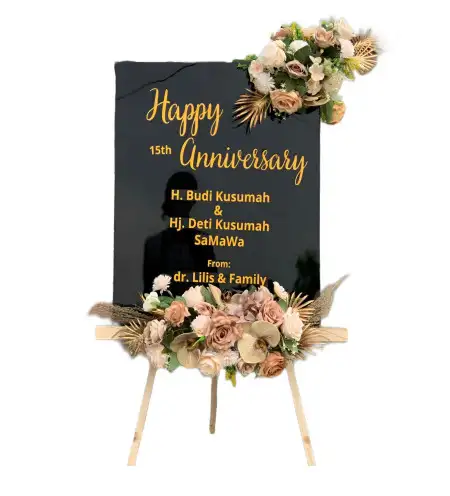 Papan Bunga Akrilik Yaffi